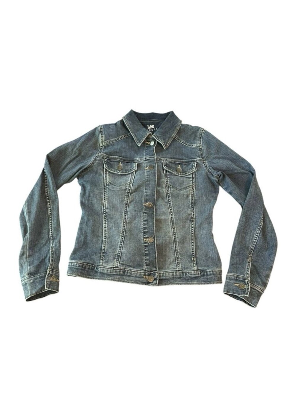 Y2K Western Lee Riders‎ Women’s Denim S Petite Rodeo Streetwear Jean Jacket